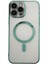 Bfs iPhone 14 Pro Max Kılıf Magneticsafe Lazer Silikon - Haki Yeşil 2