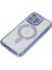 Bfs iPhone 15 Pro Kılıf Joke Simli Magneticsafe Kılıf - Mavi 3