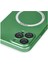 Bfs iPhone 12 Pro Kılıf Jack Magneticsafe Lens Silikon - Yeşil 4