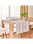 Soft Herringbone Runner - Ekru / Lacivert - 50X130 cm 1