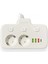 Akım Korumalı 2’li Ayrı Anahtarlı Priz, 2x Priz, 3x Usb, 1x Type-C, 2 mt Kablo, Hızlı Şarj 3