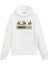 Karavan Kamp Gün Batımı Tasarım Baskılı Retro Minimal Unisex Kapüşonlu Hoodie 1