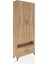 Arges Dolap 3 Raflı Tek Çekmeceli Tek Askılı 88X30X221 Çam-Çam 2