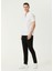 Modern Slimmy Tapered Siyah Jean Pantolon 1
