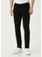 Modern Slimmy Tapered Siyah Jean Pantolon 2