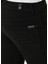 Modern Slimmy Tapered Siyah Jean Pantolon 5