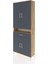 Arges Dolap 5 Raflı Tek Çekmeceli 4 Kapaklı 88X30X221 Çam-Antrasit 3