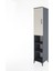 Hyperion Dolap 4 Raflı Tek Kapaklı Tek Askılı 44X44X221 Antrasit-Aytaşı 3