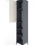 Hyperion Dolap 4 Raflı Tek Kapaklı Tek Askılı 44X44X221 Antrasit-Aytaşı 5