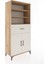 Hyperion Dolap 4 Raflı Tek Çekmeceli 2 Kapaklı 88X44X195 Çam-Aytaşı 2