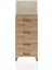 Arges Dolap Tek Raflı 4 Çekmeceli 60X30X163 Aytaşı-Çam 1
