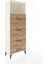 Arges Dolap Tek Raflı 4 Çekmeceli 60X30X163 Aytaşı-Çam 2