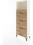 Arges Dolap Tek Raflı 4 Çekmeceli 60X30X163 Aytaşı-Çam 3