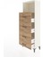 Arges Dolap Tek Raflı 4 Çekmeceli 60X30X163 Aytaşı-Çam 4