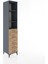 Hyperion Dolap 3 Raflı 5 Çekmeceli 44X44X221 Antrasit-Çam 2