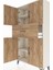 Arges Dolap 3 Raflı Tek Çekmeceli 4 Kapaklı 88X30X163 Aytaşı-Çam 5