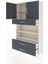 Arges Dolap 4 Raflı 3 Çekmeceli 2 Kapaklı 88X30X163 Aytaşı-Antrasit 4