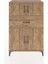 Hyperion Dolap 2 Raflı Tek Çekmeceli 4 Kapaklı 88X44X134 Çam-Çam 1