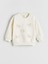 Yeni Sezon Kelebek Nakışlı Kız Çocuk Sweatshirt 1