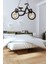Ahşap Wooden Siyah Bisiklet Sarkıt Avize Ahşap Lüks Rustik Modern Dekoratif Lamba Çocuk Odası Avize 2
