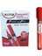 Fatih Doldurulabilir Kırmızı Renk Marker Koli· Kalemi· Kesik Uç 4.5mm 12'li Paket 1