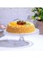 Damla El Yapımı 21 cm Ayaklı Cam Yuvarlak Sunumluk Pasta & Kek Servisi 3