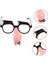 Eğlenceli Kılık Değiştirme Kaş Bıyık Mizah Gözlüğü 9X13 cm 4