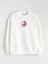 Yeni Sezon Bisiklet Yaka Hello Kitty Baskılı Kız Çocuk Sweatshirt 1