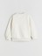 Yeni Sezon Bisiklet Yaka Stitch ve Angel Baskılı Kız Çocuk Sweatshirt 4