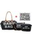 Baby Bag Tasarım 3 Lü Set Siyah Anne Bebek Bakım ve Kadın Çantası 1