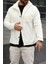 Pelüş Ceket Unisex Normal Kalıp Cep Detaylı 2