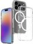 Apple iPhone 17 Pro Max Kılıf M-Safe Şarj Özellikli Şeffaf Sert Pc Zore Embos Kapak 1