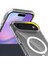 Apple iPhone 17 Air Kılıf M-Safe Şarj Özellikli Şeffaf Sert Pc Zore Embos Kapak 2