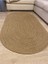 Kopya - Oval Jüt Yuvarlak Hasır Görünümlü Klasik Halı Kilim 3
