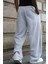 Baggy Bol Kesim Ayarlanabilir Paçalı Unisex Eşofman Altı Gri / Siyah / Antrasit 2