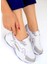 Beyaz-Lila Kadın Sneaker 17834 2