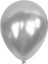 Kikajoy Metalik Balon Baskısız 100’LÜ Gümüş 1