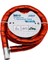Tüp Anahtarlı Metal Kafa Çelik Motor - Bisiklet Kilit Silindirik Spiral Kilit Kırmızı KILIF22MM x 150CM (5067) 1