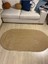 Kopya - Oval Jüt Yuvarlak Hasır Görünümlü Klasik Halı Kilim 5