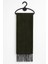 Unisex Floş Yün Desenli Şal Atkı (190 Cm) 1