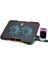 Çift Fanlı 9-17'' Uyumlu Rgb Gaming Laptop Soğutucu Cooling Pad Ayarlanabilir Notebook Altlığı 2