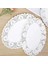 Dantel Pasta Altlığı Oval 36LI 16X23 cm Oval Tabak Pasta Muffin Kek Kurabiye Sunum Altlığı Sunum 2