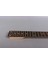 El Gitar Boyun Yedek Muz Tarzı Kafa Diy Akçaağaç Yaka Gülağacı Klavyeli 25,5 Ih Ölçek Uzunluğu Topukta Cıvata, Gümüş, 24 Perde 25,5 Inç-Top Ayarı 5