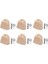 Tuş Kapağı 6 Adet Tuning Peg Caps Cilalı Tuner Key Button Cap String Knob Sap Vidalı Yıkama Parçaları Akustik ve Elektronik Gitarlar Için Sarı 1