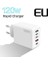 5 Port 120 W Hızlı Şarj USB Tip C Şarj Pd Qc 3.0 USB C Şarj Adaptörü iphone Samsung Xiaomi 1