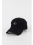 Kp Nakışlı Baseball Cap Şapka Siyah Beyaz Pamuklu Malzeme ile Şık Tasarım 2