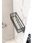 Metal Kancalı Banyo Sepeti Banyo Düzenleyici Organizer Duşluk Şampuanlık Banyo Köşesi 3