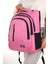 My Polo 8870 Yarasa Model Okul Çantası Sırt Çantası Ortopedik Suya Dayanıklı Pembe 3