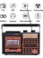 Fp 319BT Bluetooth Hoparlör Retro USB Kart Fm Radyo Kaset Teyp Çalar Playback Pilli Müzik Player 1