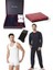 Erkek 5 Parça Damat Çeyiz Seti Atlet & Boxer Pijama Takımı Çorap L1.PC.0042.0A.12.16 2